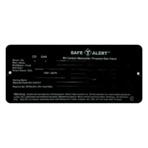 Safe T Alert 35-serie Inbouw Koolmonoxidemelder Zwart