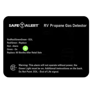 Safe T Alert Opbouw Mini Propaangas-alarm 12v Zwart