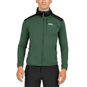 +8000 Mesi Fleece Met Volledige Rits Groen