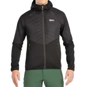 +8000 Niel Fleece Met Volledige Rits Zwart