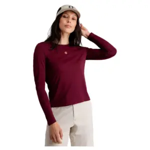 Siroko Wander T-shirt Met Lange Mouwen Paars