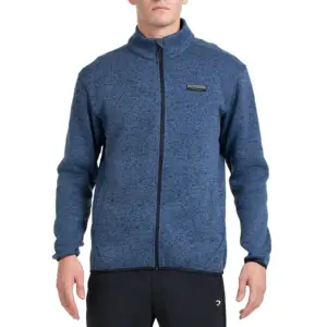 John Smith Eximi Fleece Met Volledige Rits Azul Abyss Two-tone Fabric