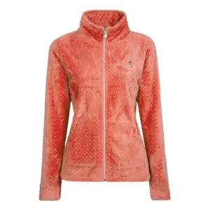 Aulp Beccow Fleece Met Volledige Rits Hibiscus