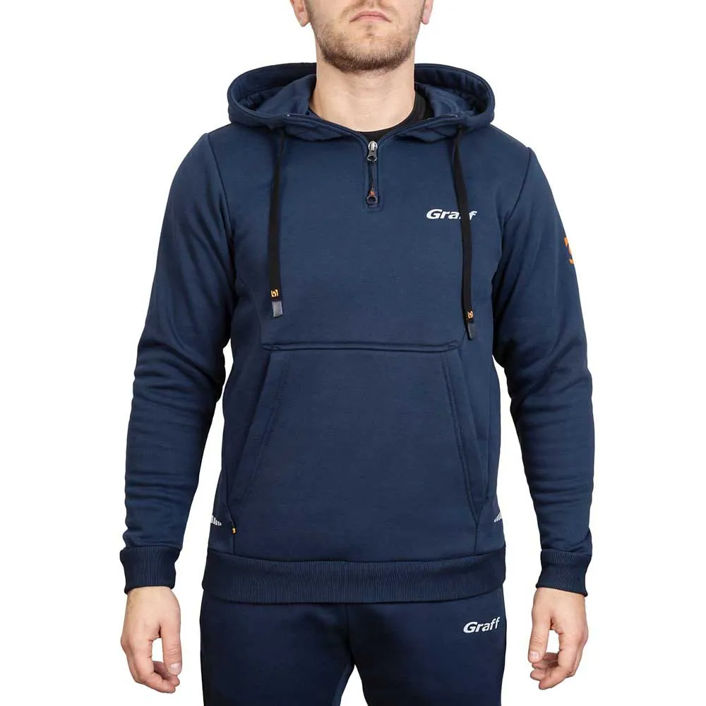 Graff 232-bl-3 Hoodie Blauw