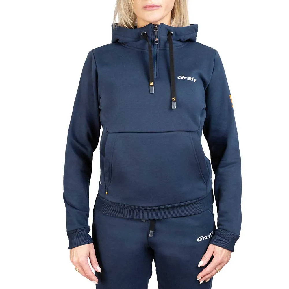 Graff 232-bl-3-d Hoodie Blauw