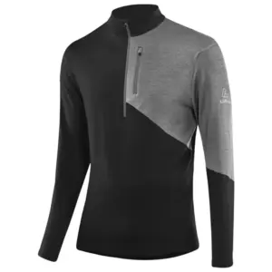 Loeffler Block Transtex® Merino Lange Mouwen Basislaag Zwart