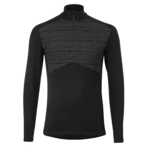 Loeffler Hywa Transtex® Sweatshirt Met Halve Rits Zwart