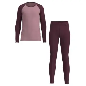 Loeffler Set Cb Transtex® Merino Basislaagbroek Paars