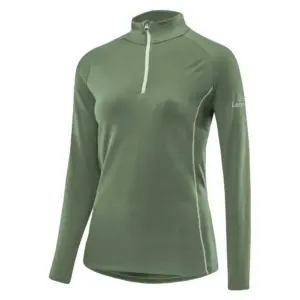 Loeffler Transtex® Merino Half Rits Lange Mouw T-shirt Pine