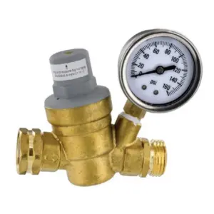 Fultyme Rv Verstelbare Waterdrukregelaar 15-85 Psi Bruin