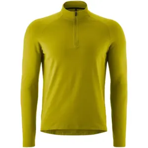 Gonso Essential Sweatshirt Met Halve Rits Golden Spice