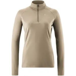 Gonso Essential Sweatshirt Met Halve Rits Creme