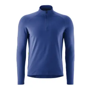 Gonso Essential Sweatshirt Met Halve Rits Blauw