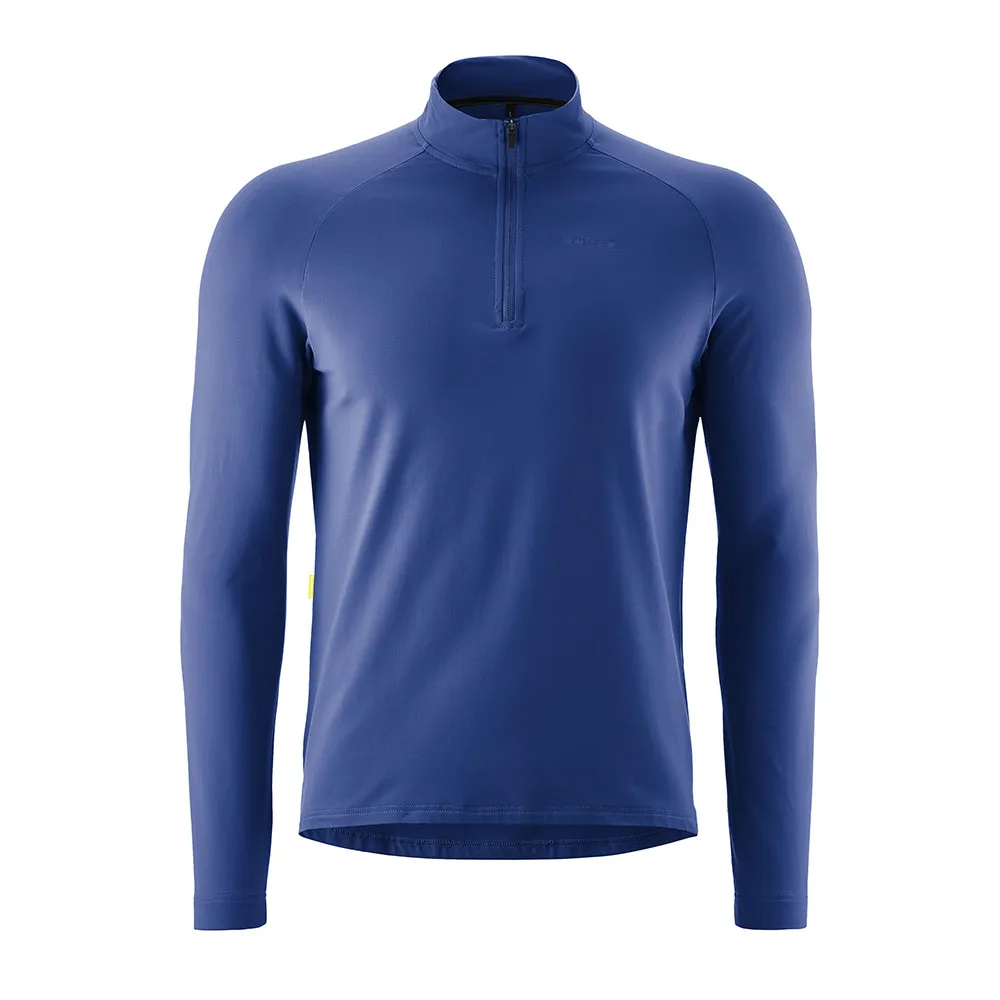 Gonso Essential Sweatshirt Met Halve Rits Blauw