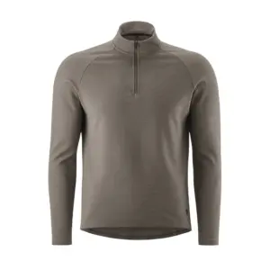 Gonso Essential Therm Sweatshirt Met Halve Rits Grijs