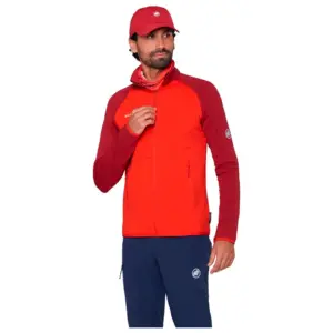 Mammut Aconcagua Fleece Met Volledige Rits Rood