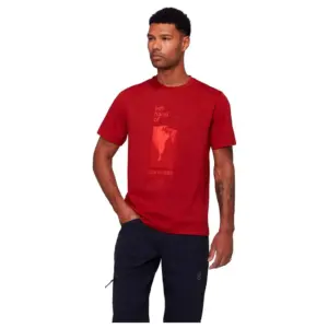 Mammut Base Hand T-shirt Met Korte Mouwen Rood