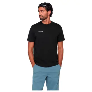 Mammut Base Mini Logo T-shirt Met Korte Mouwen Zwart
