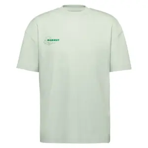 Mammut Base Relaxed Glacier T-shirt Met Korte Mouwen Zilver