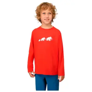 Mammut Core Logo T-shirt Met Lange Mouwen Rood