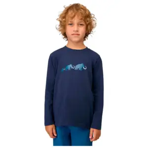Mammut Core Logo T-shirt Met Lange Mouwen Blauw