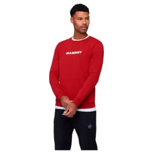 Mammut Core Ml Crew Neck Logo T-shirt Met Lange Mouwen Rood