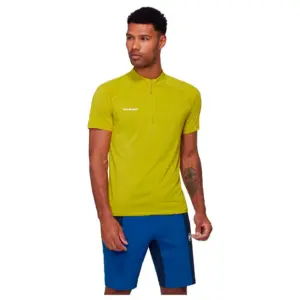 Mammut Ducan Fl Half Rits T-shirt Met Korte Mouwen Acacia
