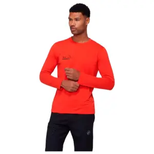 Mammut Mountain Bluemlisalphorn T-shirt Met Lange Mouwen Rood