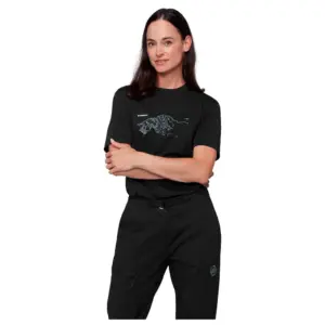 Mammut Mountain Fruendenhorn T-shirt Met Korte Mouwen Zwart