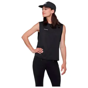 Mammut Selun Mouwloos T-shirt Zwart