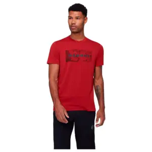Mammut Trovat Logo T-shirt Met Korte Mouwen Rood
