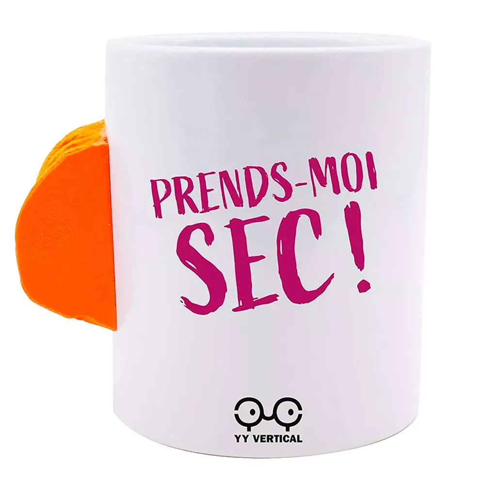 Yy Vertical ´´prends Moi Sec !´´ Mok Oranje