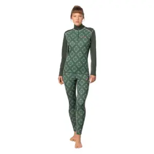 Kari Traa Iselin Sweatshirt Met Halve Rits Thyme