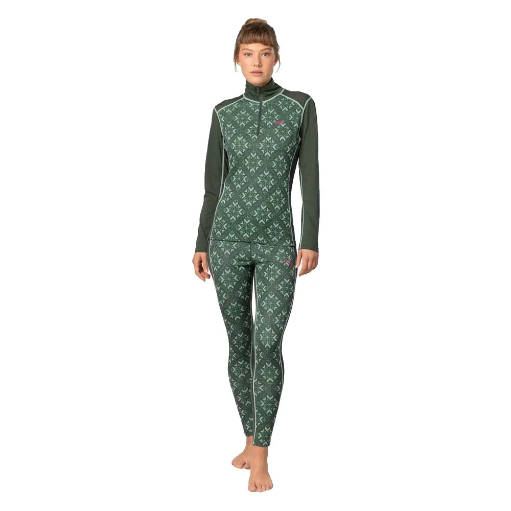 Kari Traa Iselin Sweatshirt Met Halve Rits Thyme
