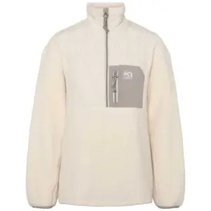 Kari Traa Rothe Sweatshirt Met Halve Rits Beige