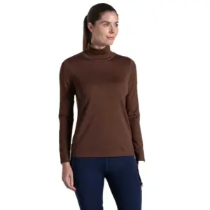 Craghoppers Charadrion Lange Mouw Poloshirt Dark Truffle
