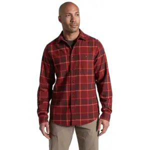 Craghoppers Gable Overhemd Met Lange Mouwen Rood
