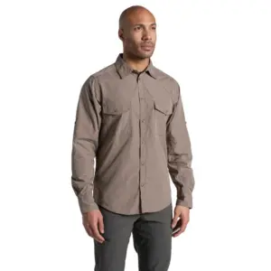 Craghoppers Kiwi Ii Overhemd Met Lange Mouwen Pebble