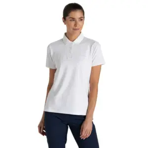 Craghoppers Nosilife Thornbury Korte Mouw Poloshirt Wit