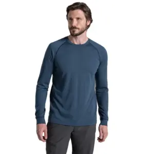 Craghoppers Yewdale Merino T-shirt Met Lange Mouwen Blauw