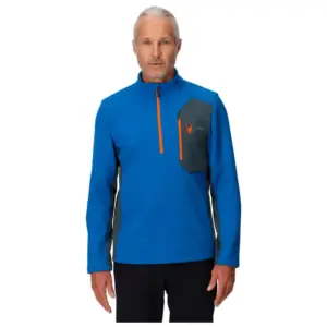 Spyder Bandit Fleece Met Halve Rits Blauw