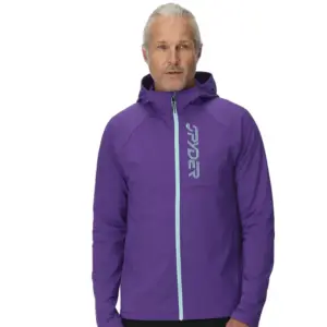 Spyder Gridweb Fleece Met Volledige Rits Paars