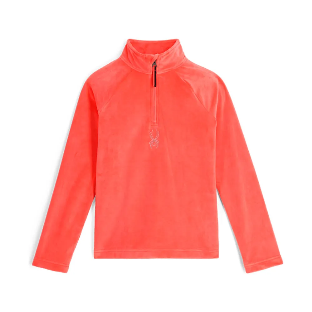 Spyder Shimmer Bug Fleece Met Halve Rits Koraal