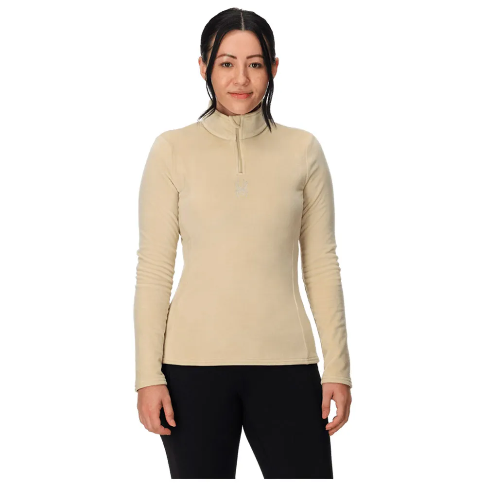 Spyder Shimmer Bug Fleece Met Halve Rits Sand Dune