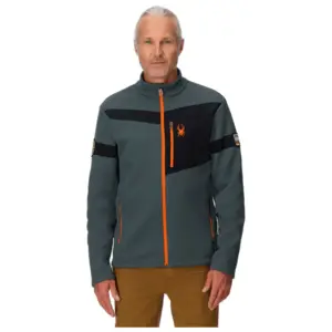 Spyder Wengen Bandit Fleece Met Volledige Rits Blauw