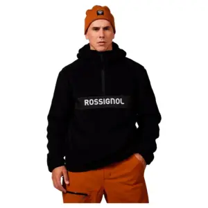 Rossignol Alltrack Anorak Fleece Met Volledige Rits Zwart