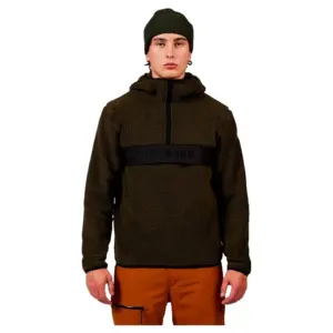 Rossignol Alltrack Anorak Fleece Met Volledige Rits Olijf