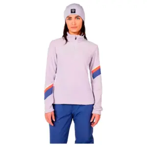 Rossignol Strawpile Fleece Met Halve Rits Galactic Lilac