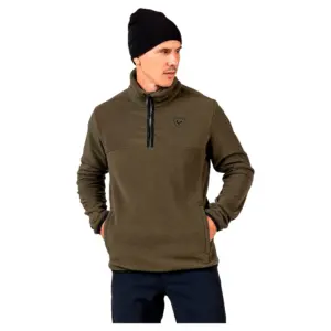 Rossignol Strawpile Fleece Met Halve Rits Olijf