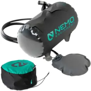 Nemo Helio 11l Douche Met Voetpomp Zwart